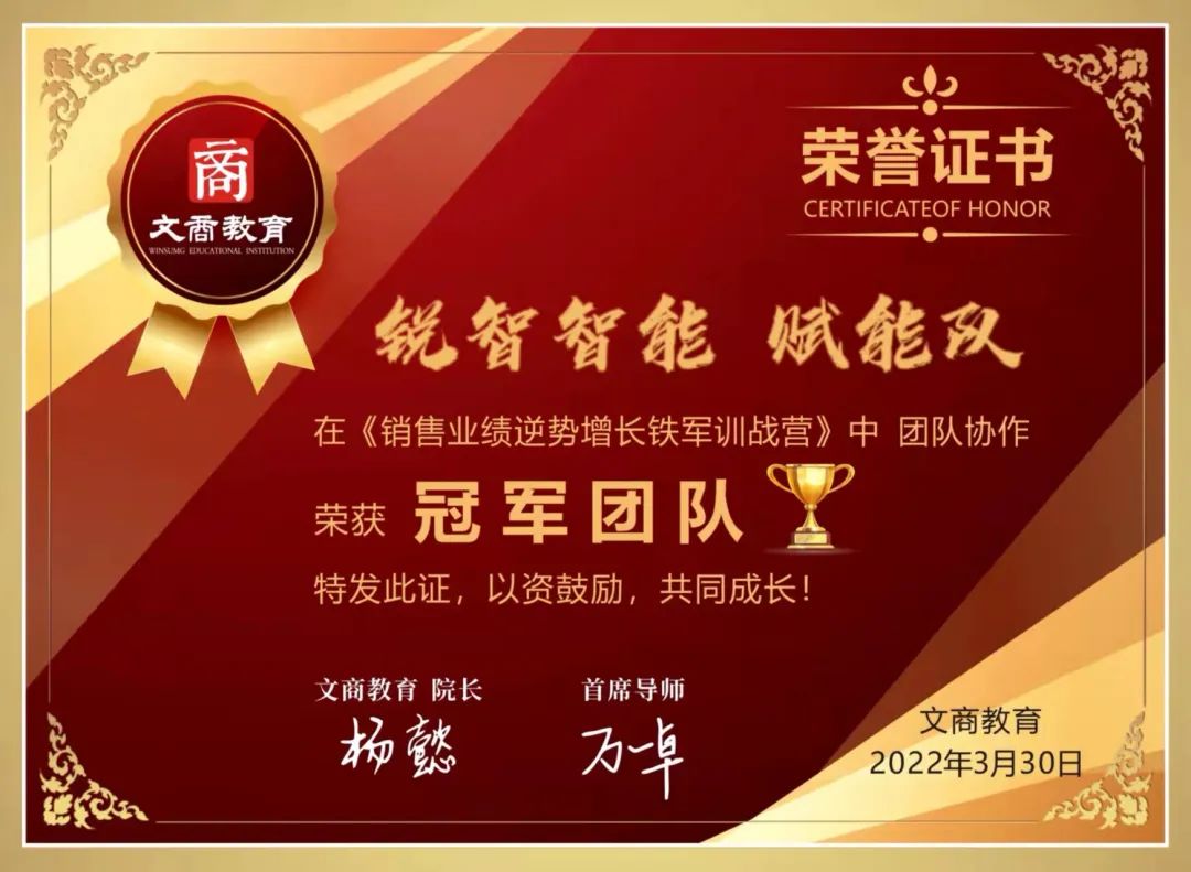 學(xué)習(xí)著、進(jìn)步著——銳智營銷團(tuán)隊(duì)《銷售業(yè)績逆勢增長鐵軍訓(xùn)練營》圓滿結(jié)束！